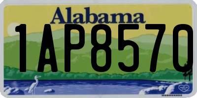 AL license plate 1AP8570