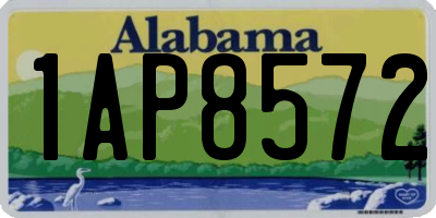 AL license plate 1AP8572