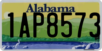 AL license plate 1AP8573