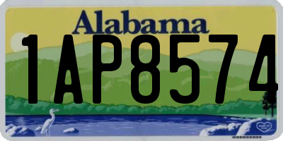 AL license plate 1AP8574
