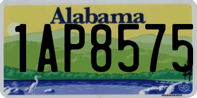 AL license plate 1AP8575