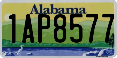 AL license plate 1AP8577