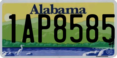 AL license plate 1AP8585