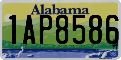 AL license plate 1AP8586