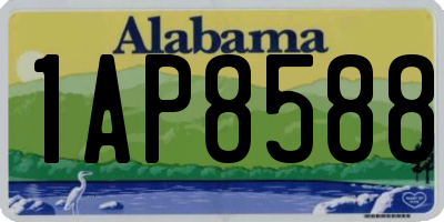 AL license plate 1AP8588