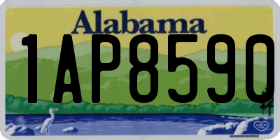 AL license plate 1AP8590