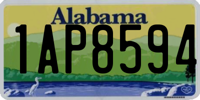 AL license plate 1AP8594