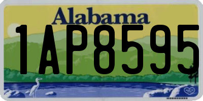AL license plate 1AP8595