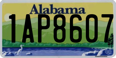 AL license plate 1AP8607