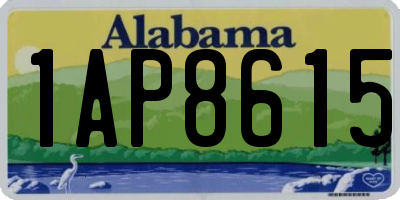 AL license plate 1AP8615