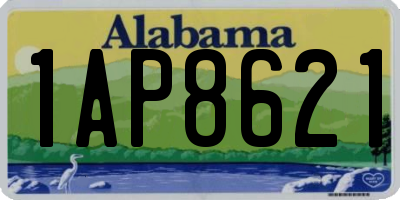 AL license plate 1AP8621