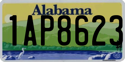 AL license plate 1AP8623