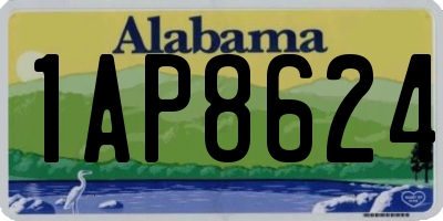 AL license plate 1AP8624