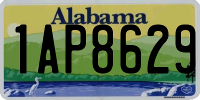 AL license plate 1AP8629