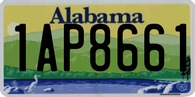 AL license plate 1AP8661