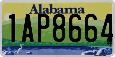 AL license plate 1AP8664
