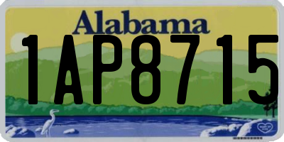 AL license plate 1AP8715