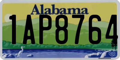 AL license plate 1AP8764