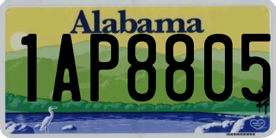 AL license plate 1AP8805