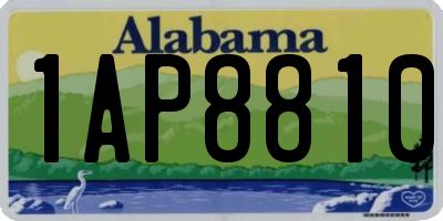 AL license plate 1AP8810