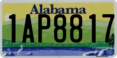 AL license plate 1AP8817