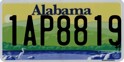 AL license plate 1AP8819