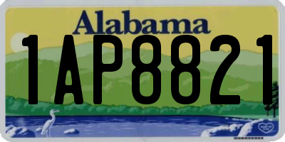 AL license plate 1AP8821