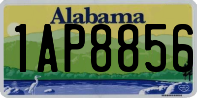 AL license plate 1AP8856