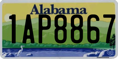 AL license plate 1AP8867