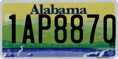 AL license plate 1AP8870