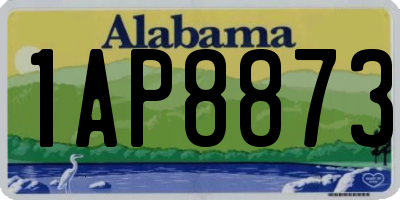 AL license plate 1AP8873