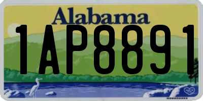 AL license plate 1AP8891