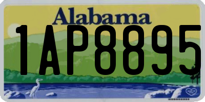 AL license plate 1AP8895