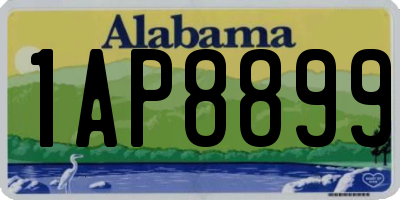 AL license plate 1AP8899