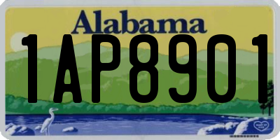 AL license plate 1AP8901