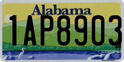 AL license plate 1AP8903
