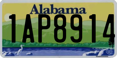 AL license plate 1AP8914