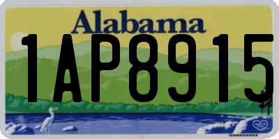 AL license plate 1AP8915