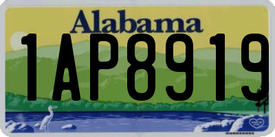 AL license plate 1AP8919