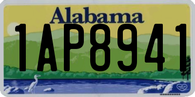 AL license plate 1AP8941