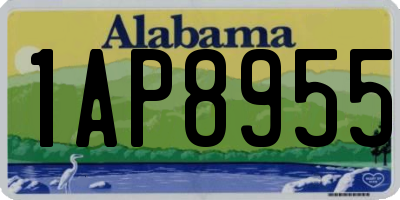 AL license plate 1AP8955