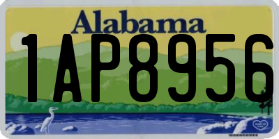 AL license plate 1AP8956