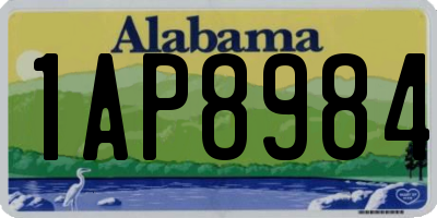 AL license plate 1AP8984