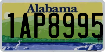 AL license plate 1AP8995
