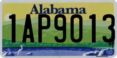 AL license plate 1AP9013