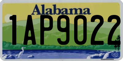 AL license plate 1AP9022
