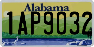 AL license plate 1AP9032