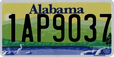 AL license plate 1AP9037