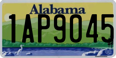 AL license plate 1AP9045
