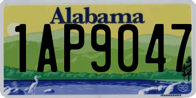 AL license plate 1AP9047